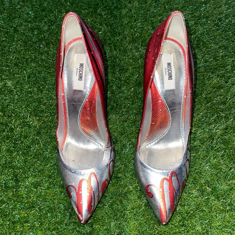 Moschino shoes w/ Cocoa Cola print